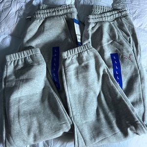 Two Pairs Of Puma joggers Size L- NWT
